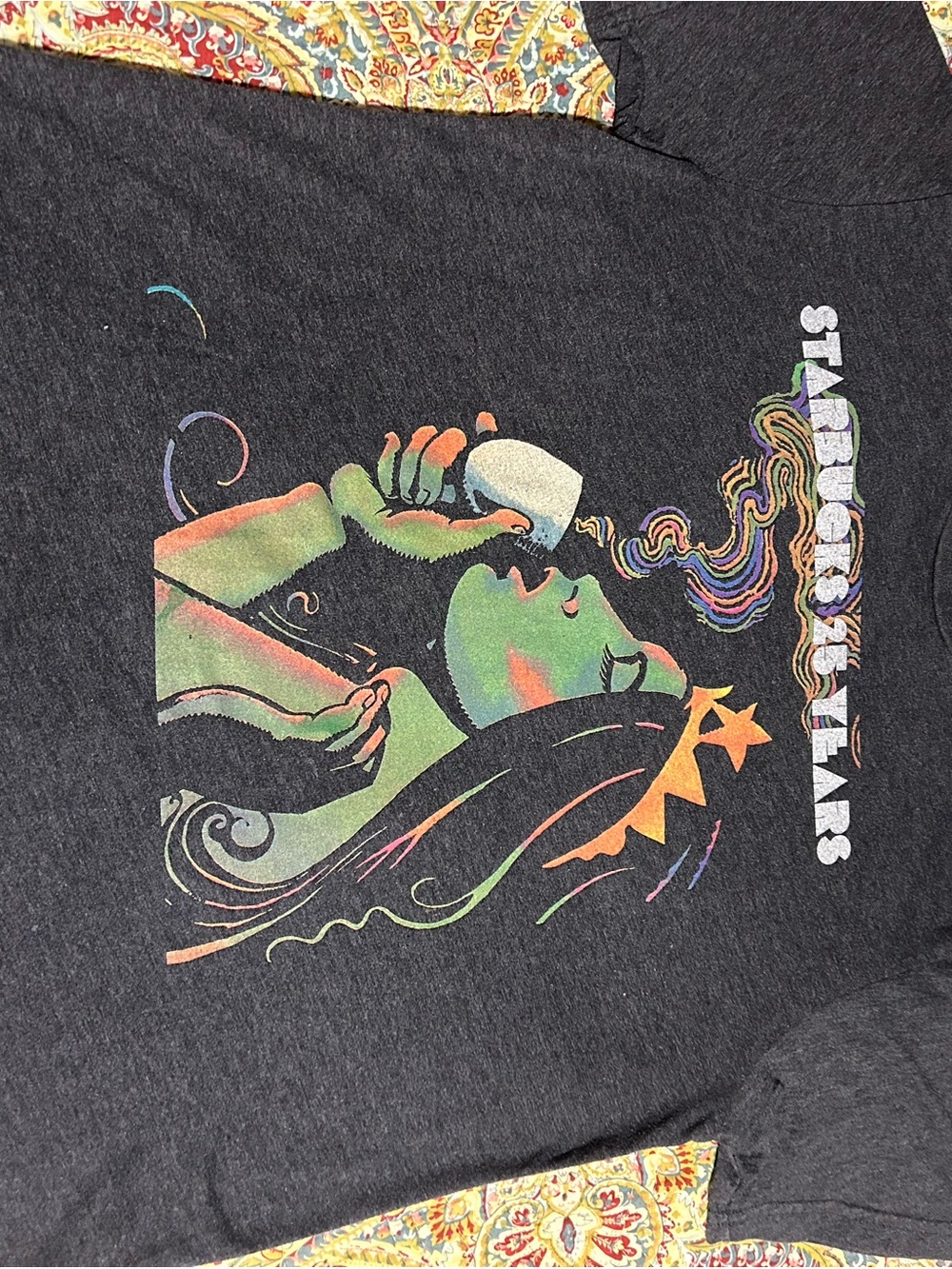 Starbucks Charcoal Short Sleeve Tee-25 years